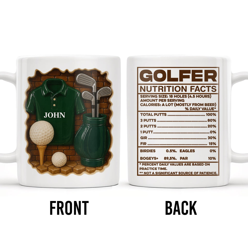 Golfer Nutrition Facts With Golf Accessories