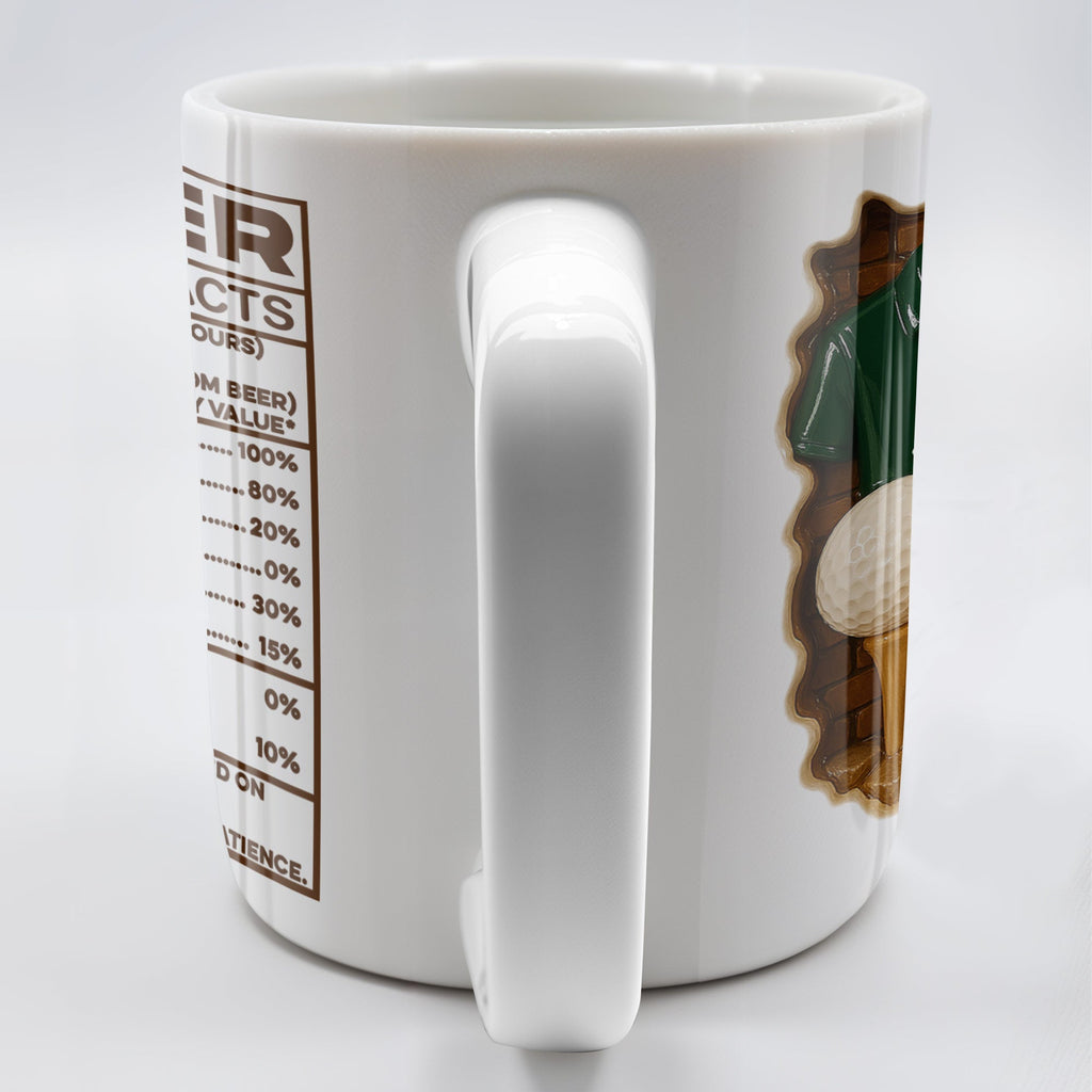 Golfer Nutrition Facts With Golf Accessories