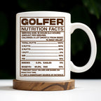 Golfer Nutrition Facts With Golf Accessories