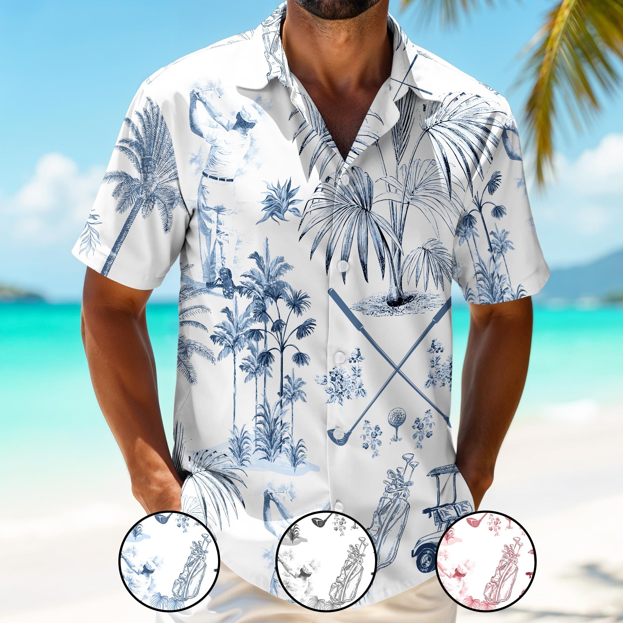 Explore Tropical Dreams With Palms And Golf