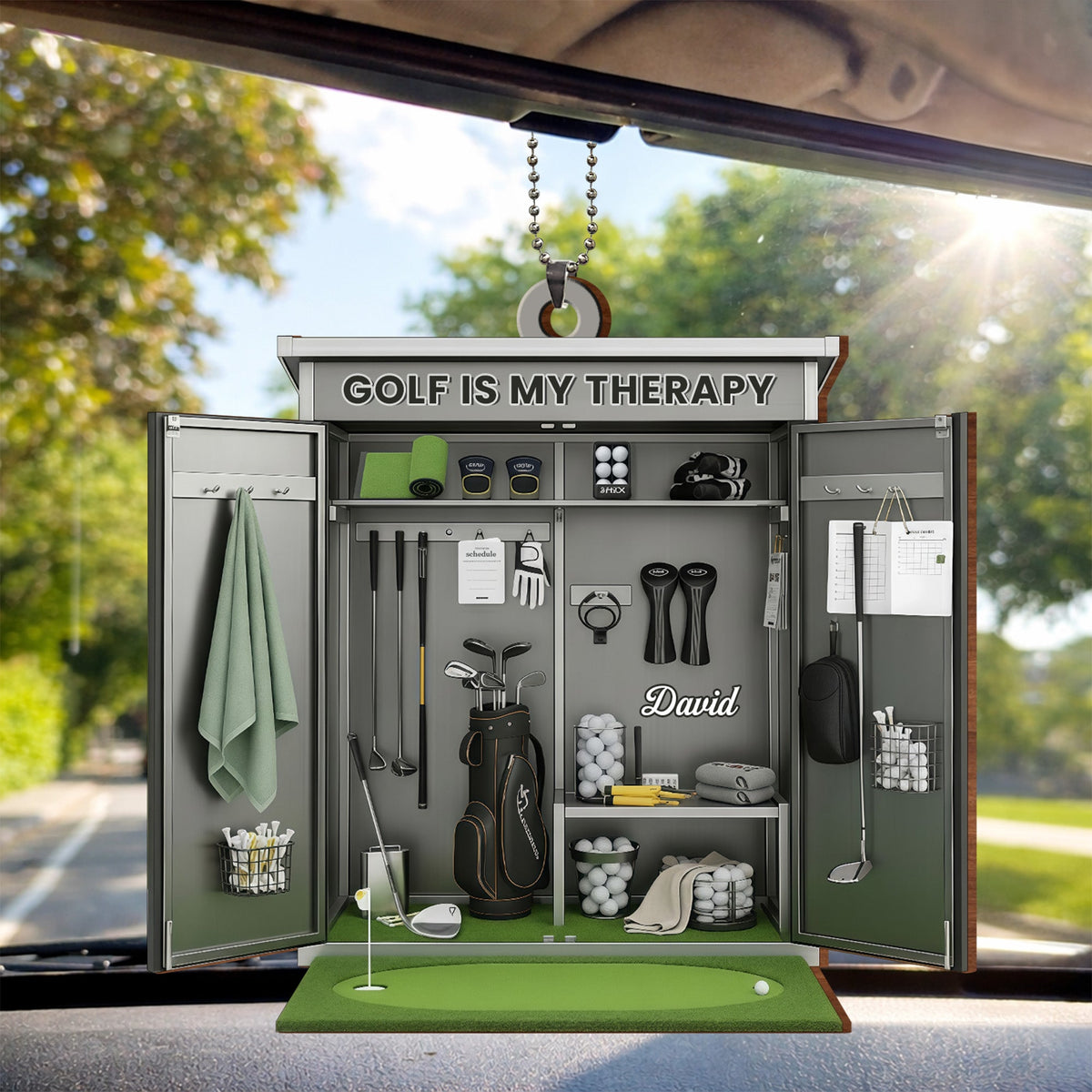 Golf Is My Therapy With Golf Clubs And Balls