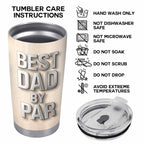 Best Dad By Par With Golf Equipment and Glove