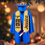 Class Of [Year], Graduation Robe And Cap