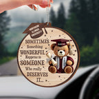 Sometimes Something Wonderful Happens, Teddy Bear and Graduation Cap