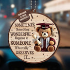 Sometimes Something Wonderful Happens, Teddy Bear and Graduation Cap