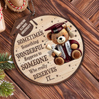 Sometimes Something Wonderful Happens, Teddy Bear and Graduation Cap