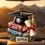 Celebrate Academic Excellence, Graduation Cap, Books and Diploma