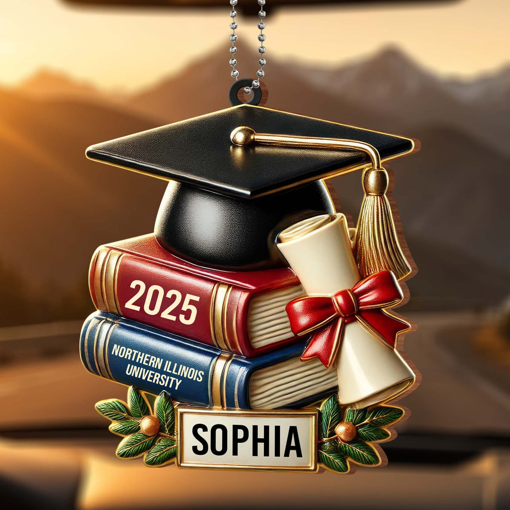Celebrate Your Achievement, Graduation Cap and Books