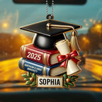 Celebrate Your Achievement, Graduation Cap and Books