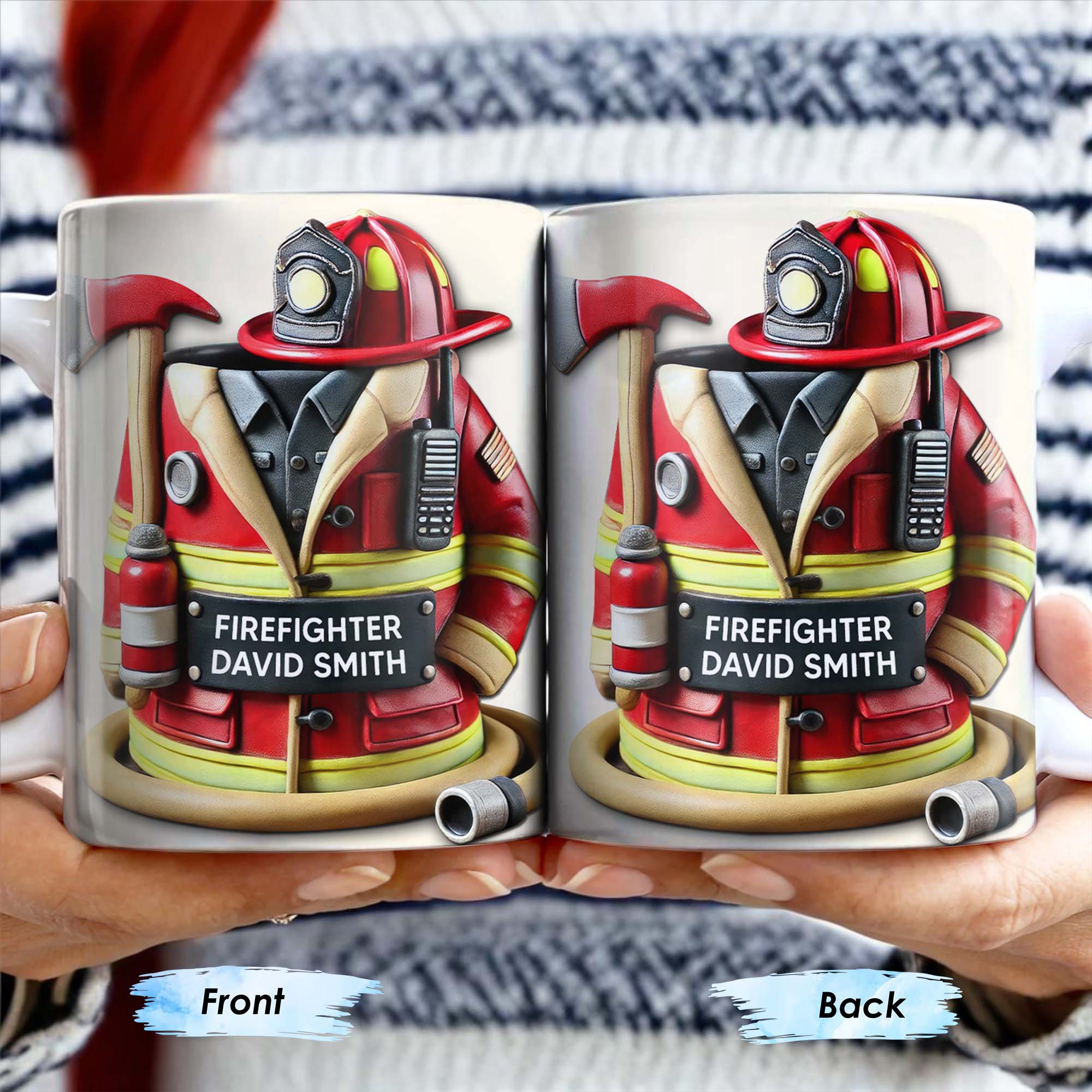 Firefighter David Smith, Gear and Helmet