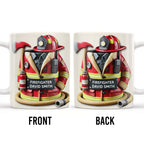 Firefighter David Smith, Gear and Helmet