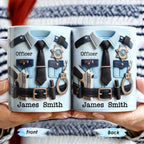 Officer, Police Uniform, Badge and Handcuffs