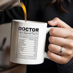 DOCTOR Nutritional Facts, Dedicated Healthcare Hero, Nutritional Label