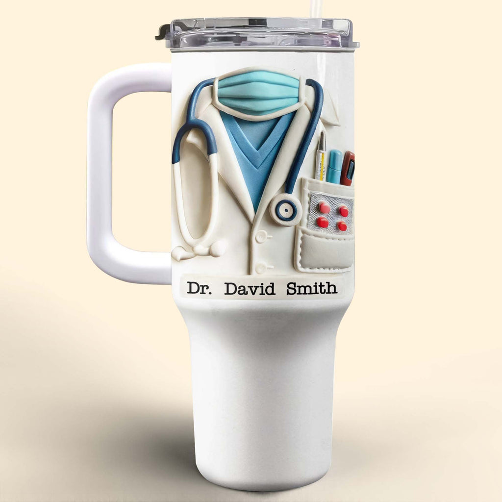 Celebrate The Spirit Of Medical Professionals, Stethoscope And Coat