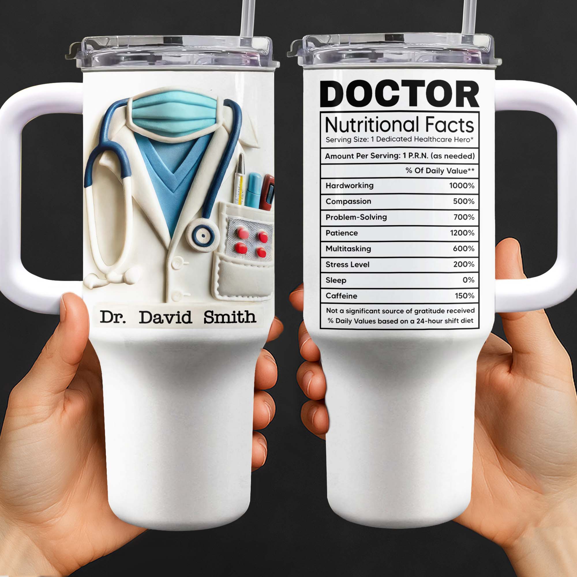 Celebrate The Spirit Of Medical Professionals, Stethoscope And Coat