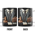 Attorney, Suit, Tie, Briefcase, and Gavel Design