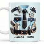 This Is What An Awesome Officer Looks Like, Arrow - Personalized Custom Coffee Mug - GRAD293_MG
