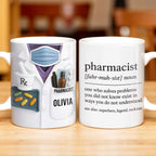 Pharmacist, Solves Problems You Don't Understand, Lab Coat and Pills