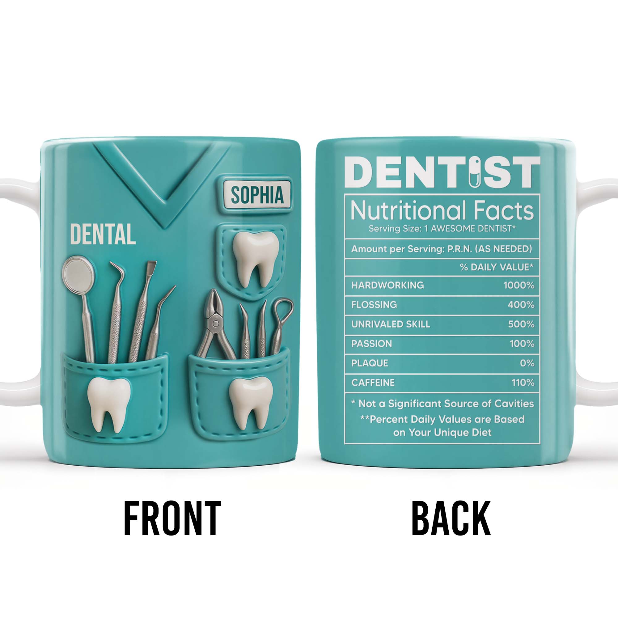 Dentist Nutritional Facts, Serving Size 1 Awesome Dentist