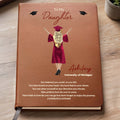 To My Daughter, Believe In Yourself, Graduation Cap And Diploma