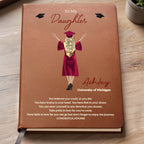 To My Daughter, Believe In Yourself, Graduation Cap And Diploma