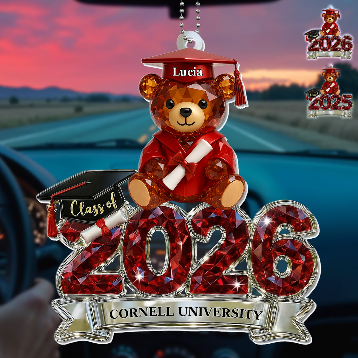 Class Of [Year] Graduation Teddy Bear With Diploma