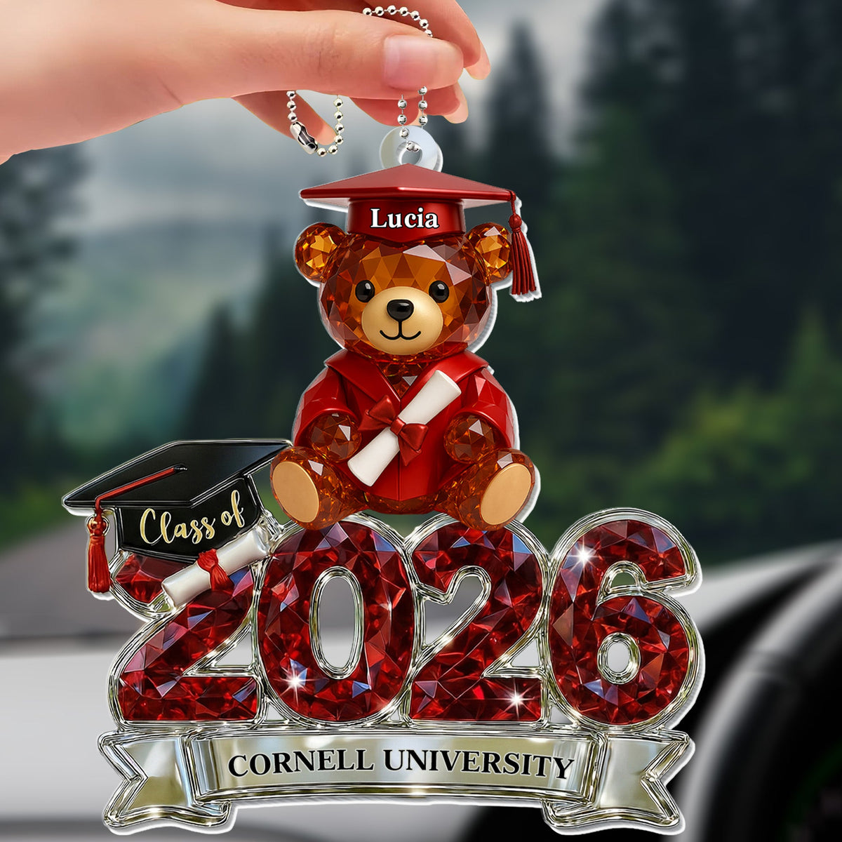Class Of [Year] Graduation Teddy Bear With Diploma