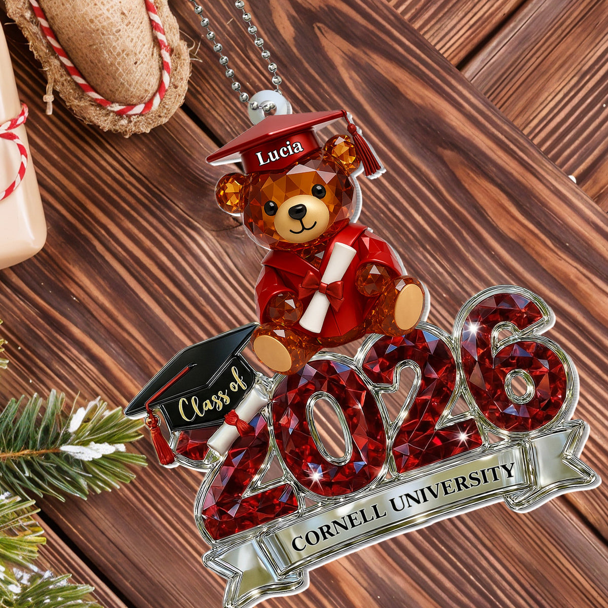 Class Of [Year] Graduation Teddy Bear With Diploma
