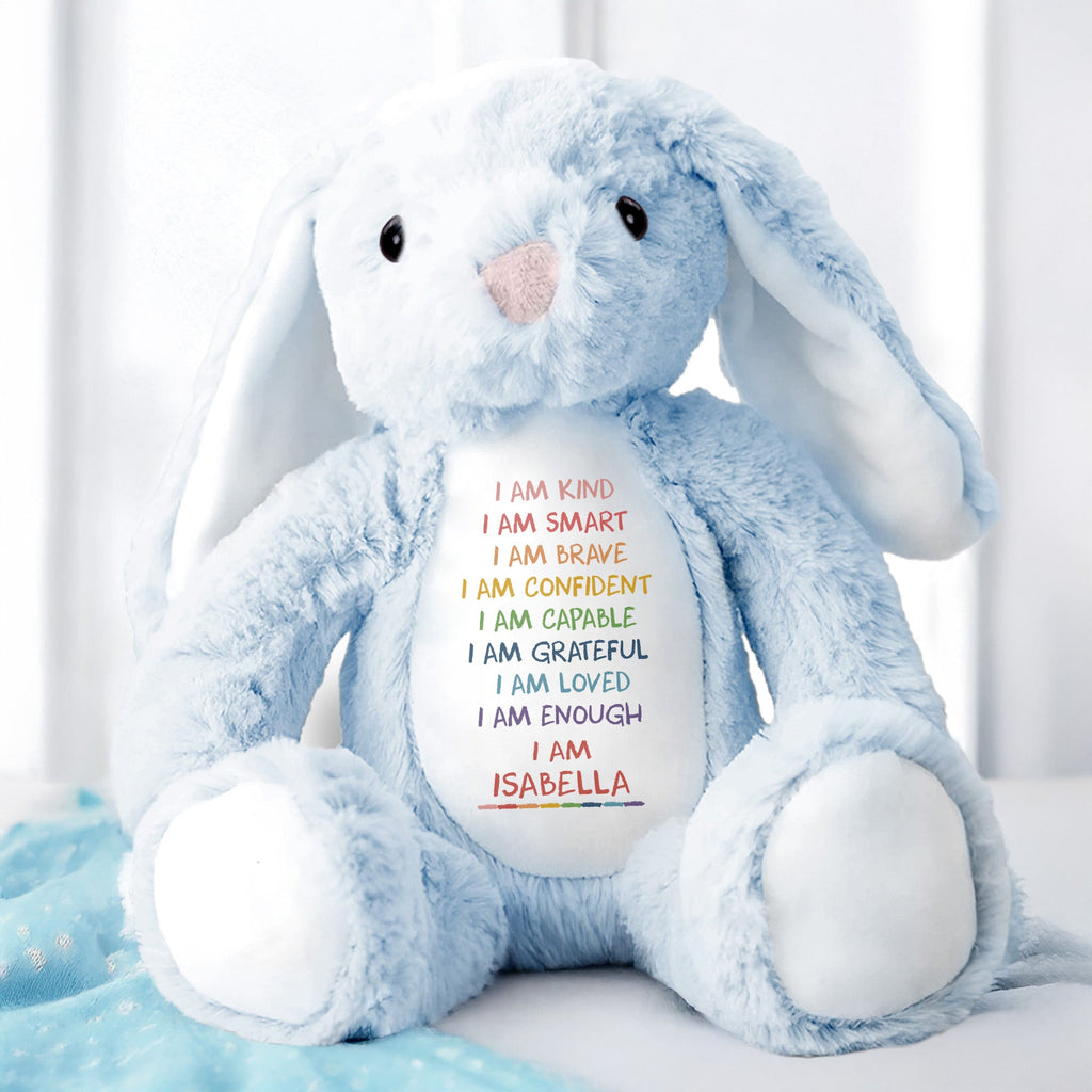 I Am Kind, I Am Smart, I Am Brave, Stuffed Bunny