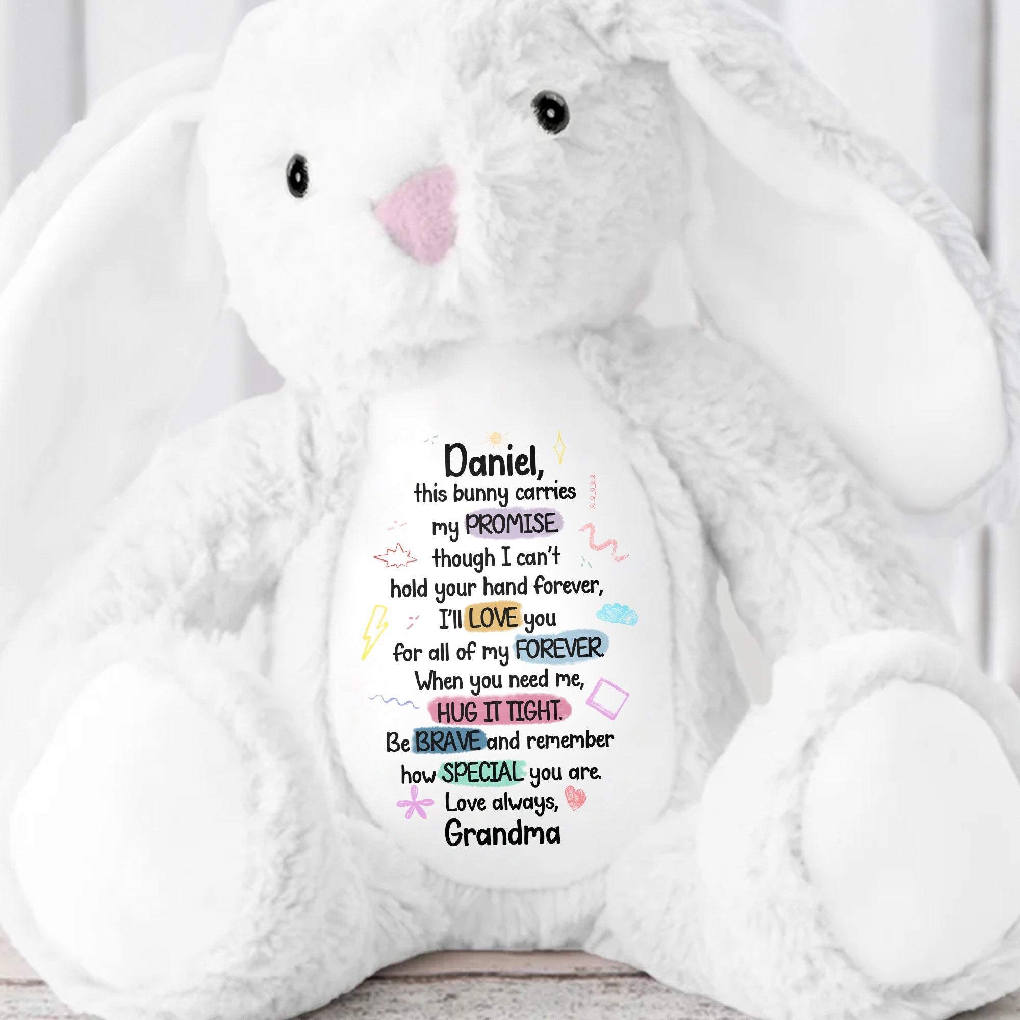 This Bunny Carries My Promise, Love You Forever