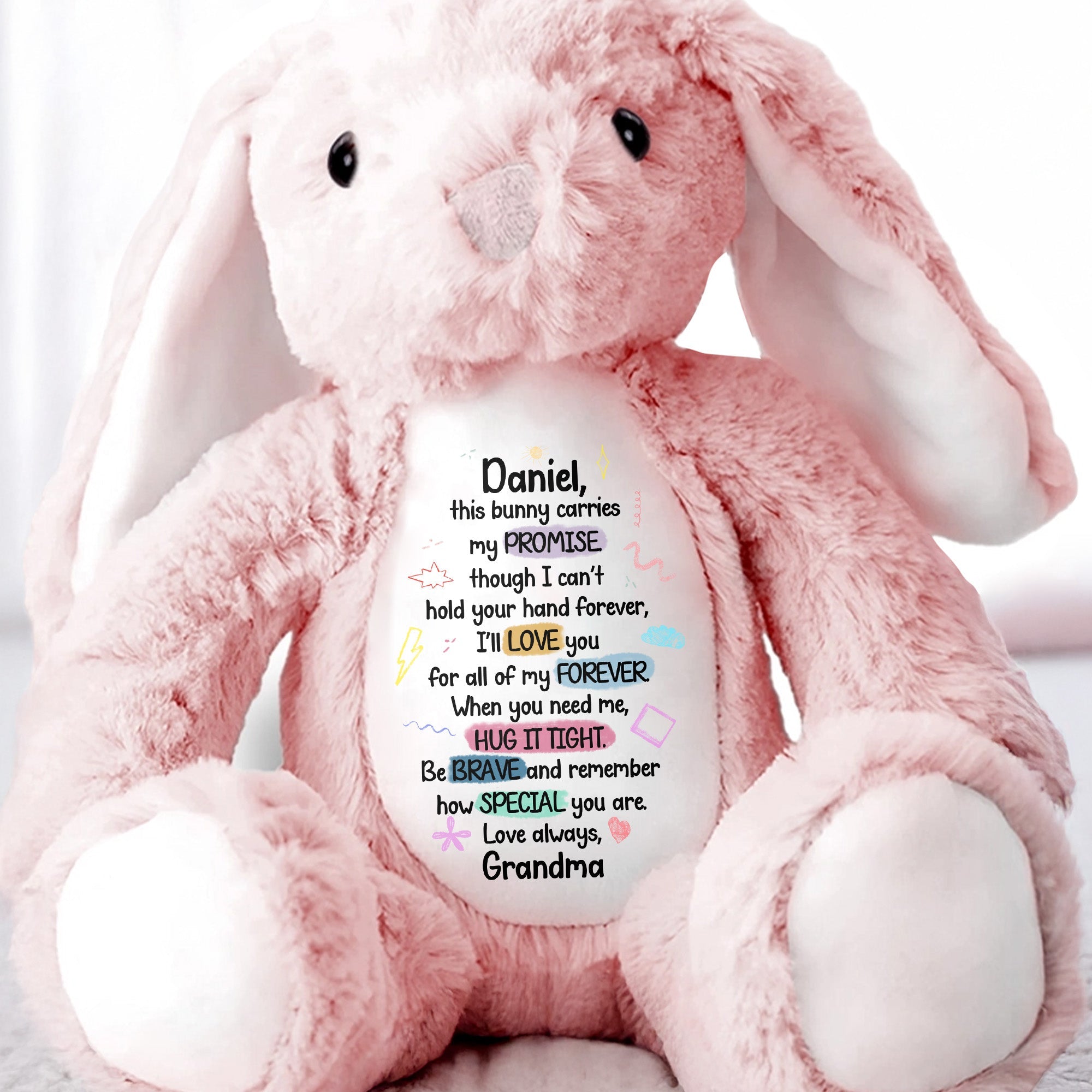This Bunny Carries My Promise, Love You Forever