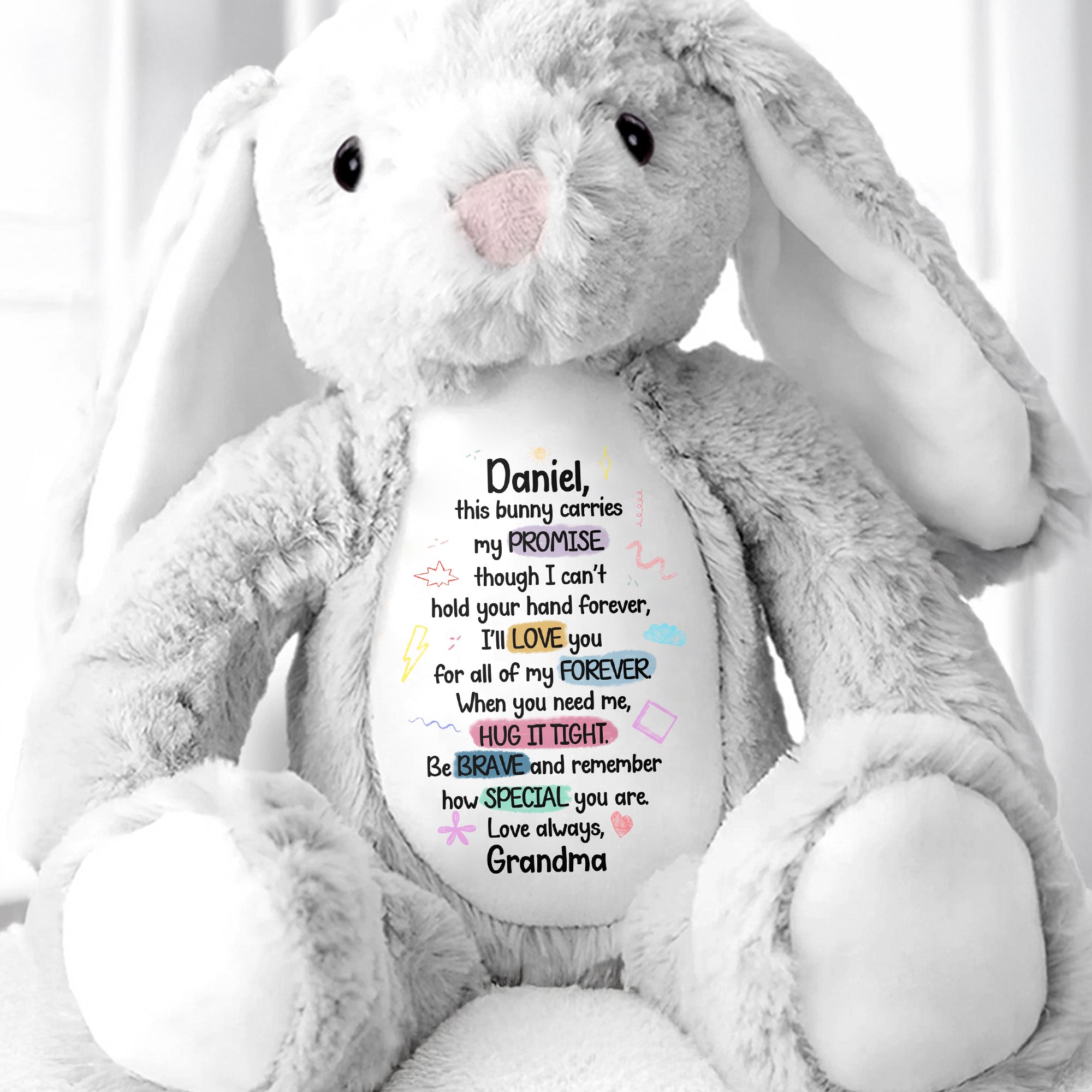 This Bunny Carries My Promise, Love You Forever