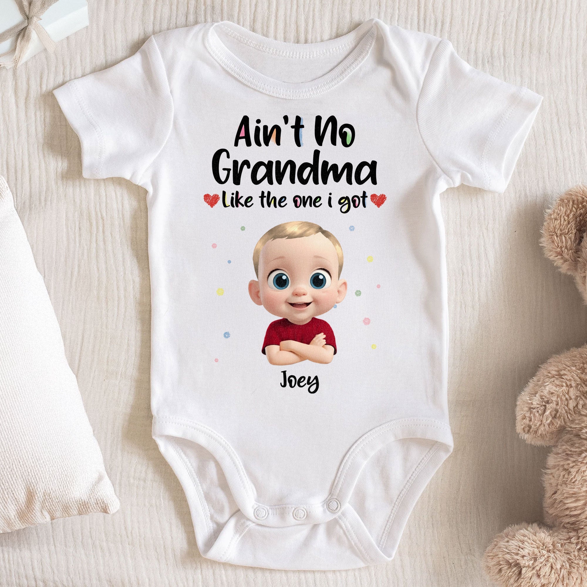 Ain't No Grandma Like the One I Got, Cartoon Baby and Hearts
