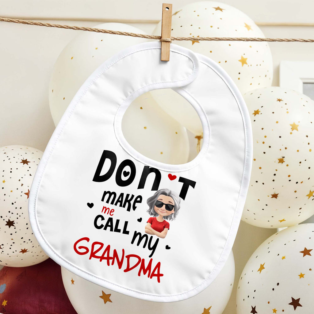 Don't Make Me Call My Grandma With Heart And Cartoon