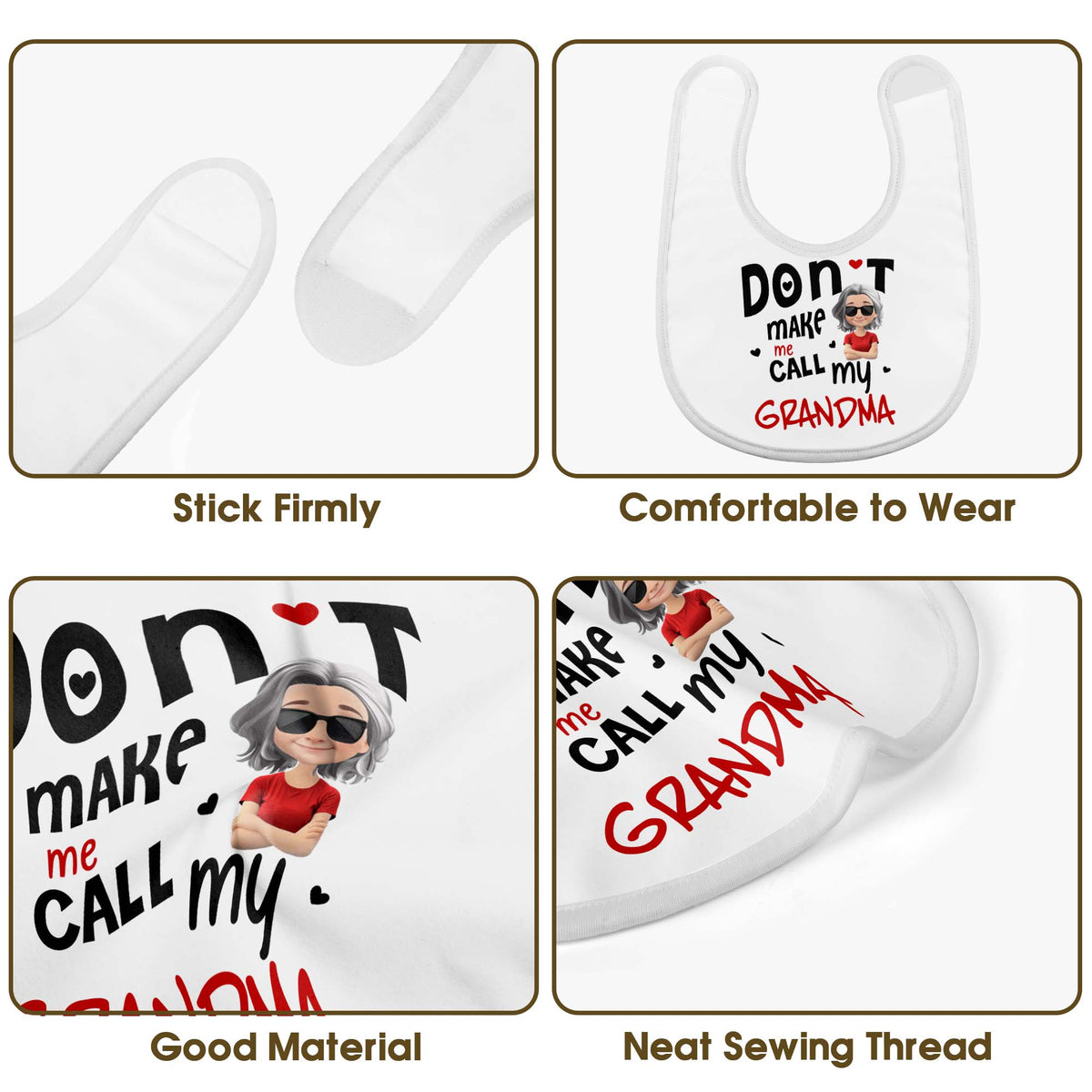 Don't Make Me Call My Grandma With Heart And Cartoon