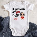 If Mommy Says No I'll Ask My Gigi, Cute Cartoon