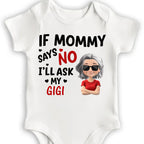 If Mommy Says No I'll Ask My Gigi, Cute Cartoon