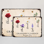 Grandma's Garden Love Grows Here With Flowers And Butterflies