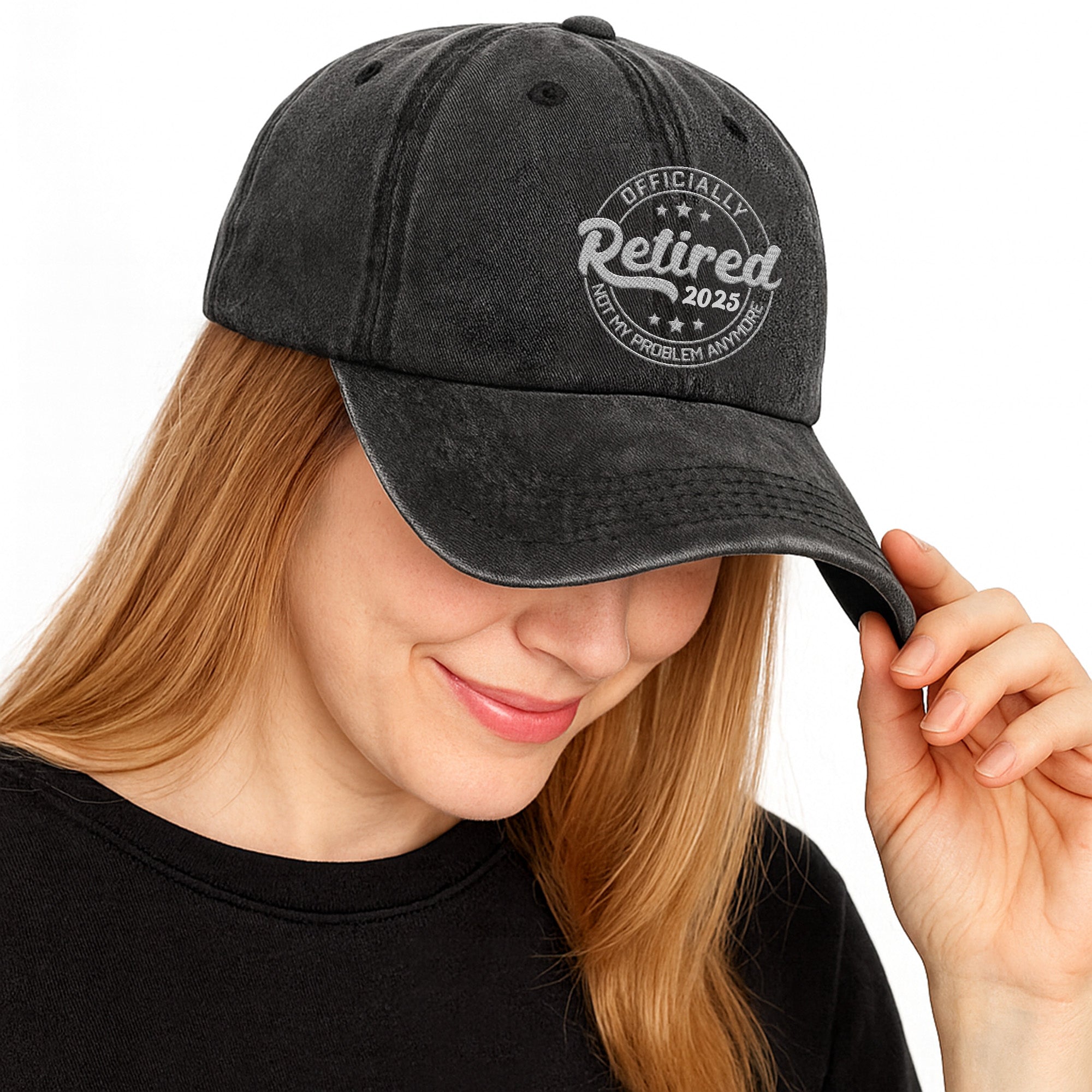 Officially Retired Not My Problem Anymore Cap