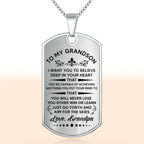 To My Grandson, Believe In Your Heart, Aim For The Skies
