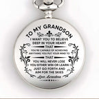 To My Grandson, Believe In Yourself With Elegant Flourishes
