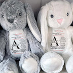To My Grandson, Never forget that I LOVE YOU, Stuffed Bunny