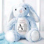 To My Grandson, Never forget that I LOVE YOU, Stuffed Bunny