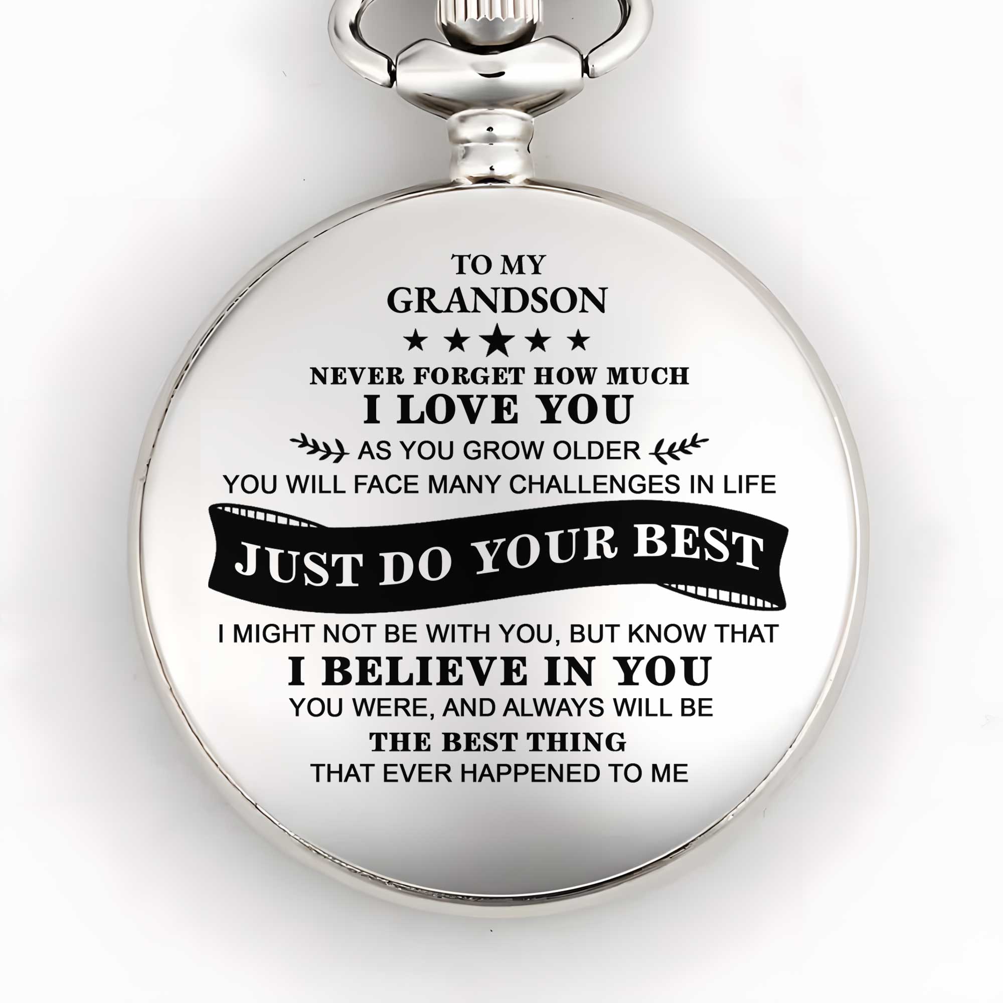 To My Grandson, Never Forget How Much I Love You