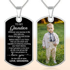 Wherever Your Journey In Life May Take You, Always Be Brave And Strong, Dog Tag - Personalized Custom Dog Tag Necklace - GSN005_DTNECK