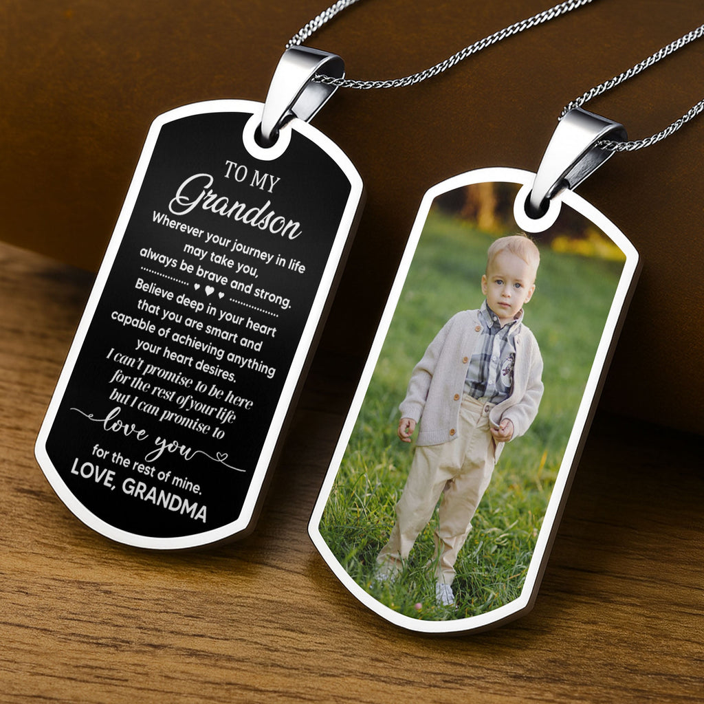 Wherever Your Journey In Life May Take You, Always Be Brave And Strong, Dog Tag - Personalized Custom Dog Tag Necklace - GSN005_DTNECK