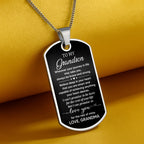 Wherever Your Journey In Life May Take You, Always Be Brave And Strong, Dog Tag - Personalized Custom Dog Tag Necklace - GSN005_DTNECK