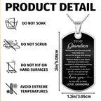 Wherever Your Journey In Life May Take You, Always Be Brave And Strong, Dog Tag - Personalized Custom Dog Tag Necklace - GSN005_DTNECK