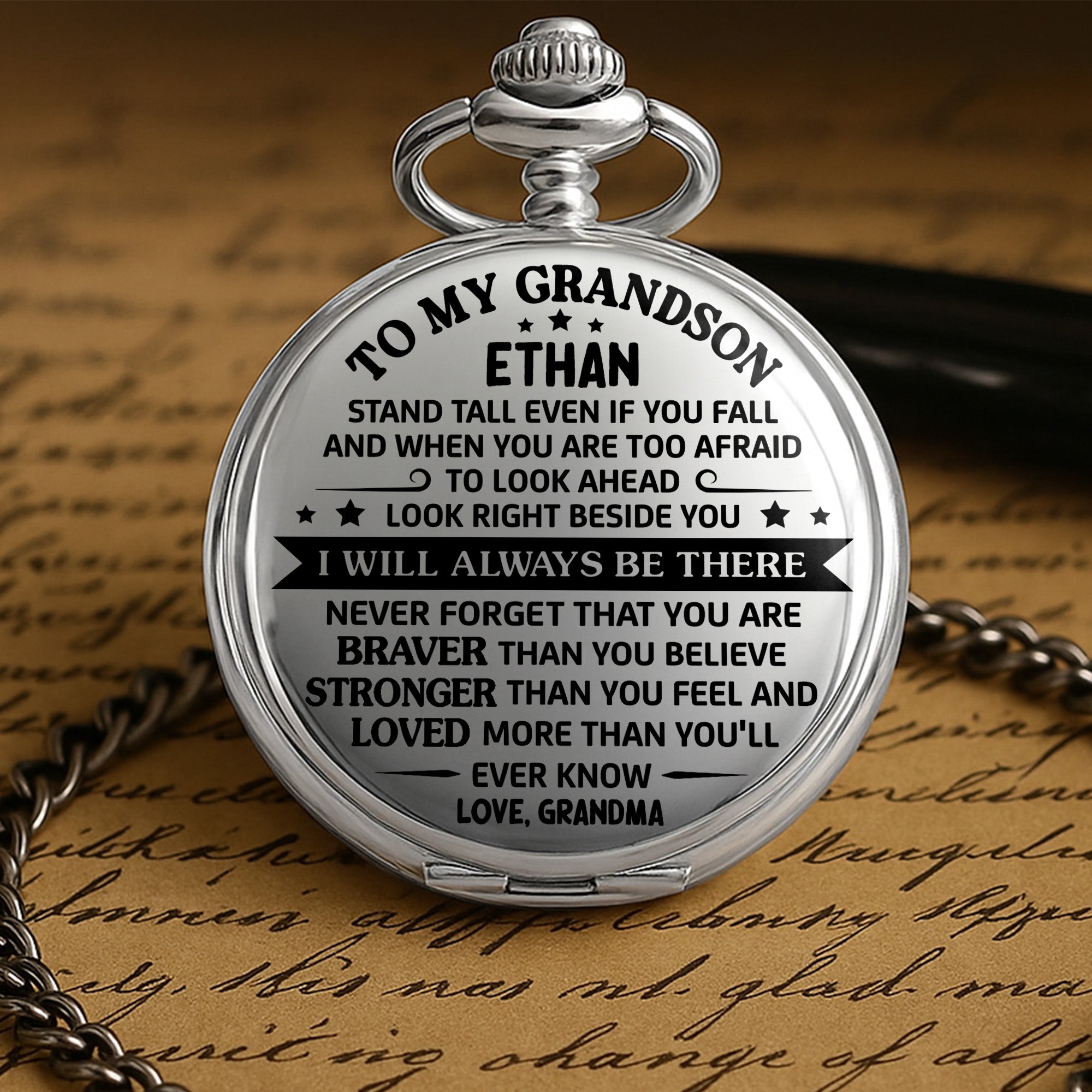 To My Grandson, Stand Tall Even If You Fall