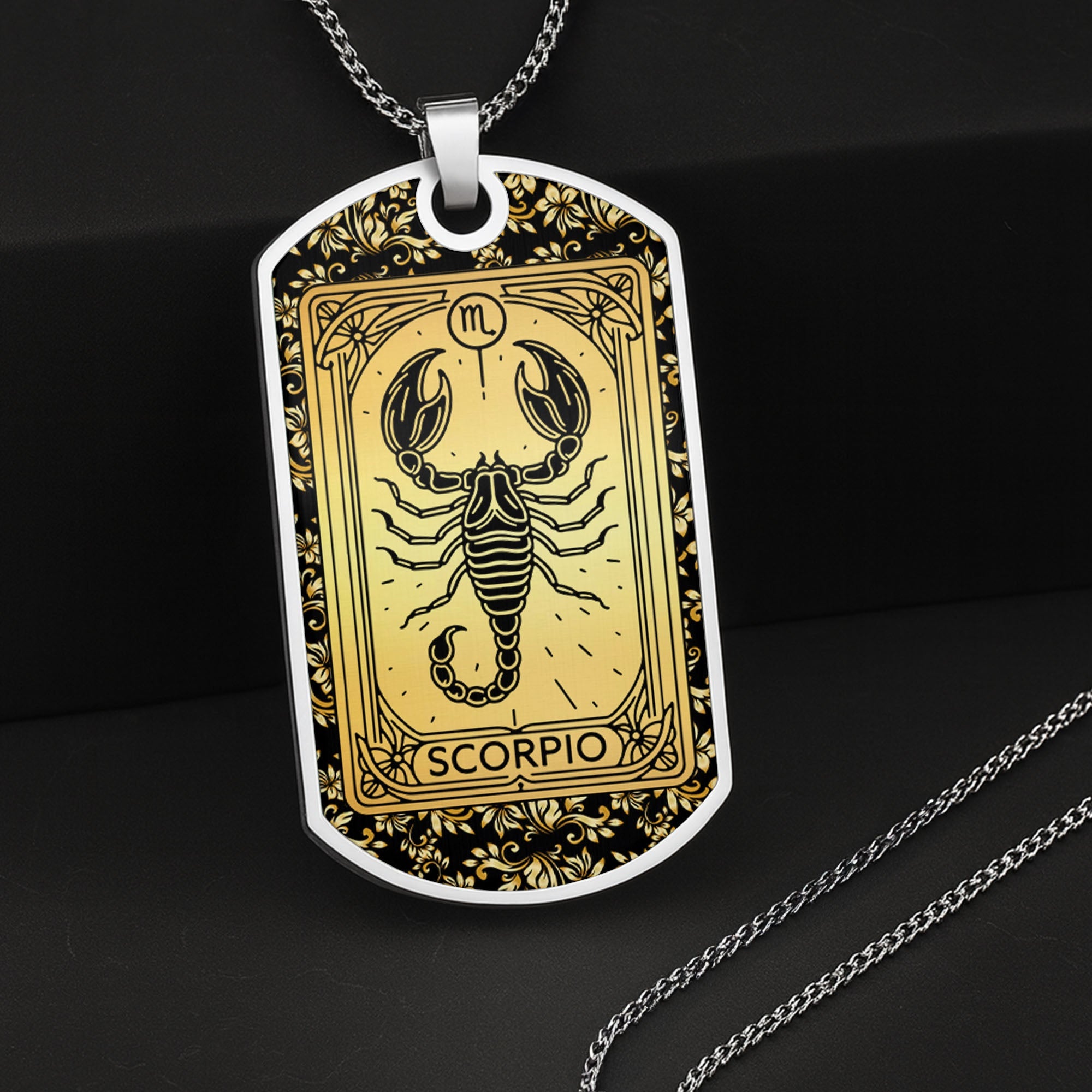 To My Grandson, Believe In Yourself, Floral Necklace